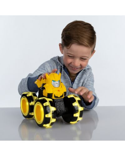 Електронна играчка Tomy - Monster Treads, Bumblebee, със светещи гуми - 5